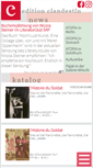 Mobile Screenshot of edition-clandestin.ch